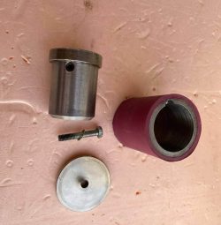 Оправка подающего обрезиненного вала Hebrock